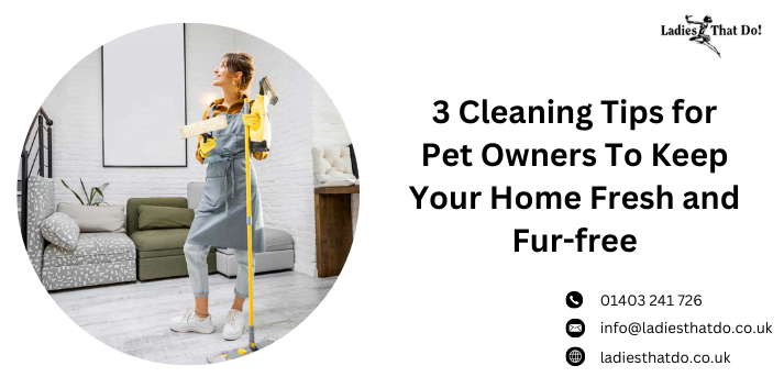 3 Cleaning Tips for Pet Owners To Keep Your Home Fresh and Fur-free