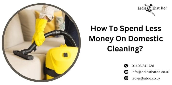 How To Spend Less Money On Domestic Cleaning?