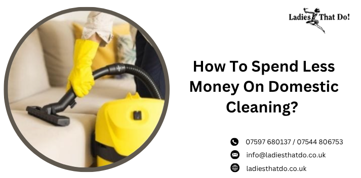 How To Spend Less Money On Domestic Cleaning? 